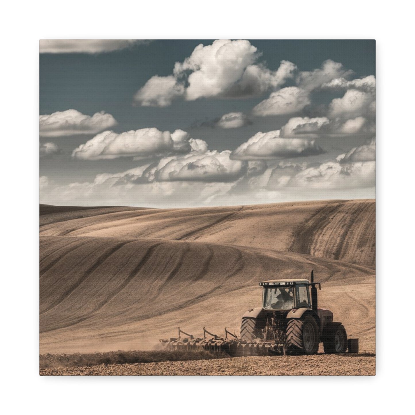 Rustic Farm Landscape Canvas Art