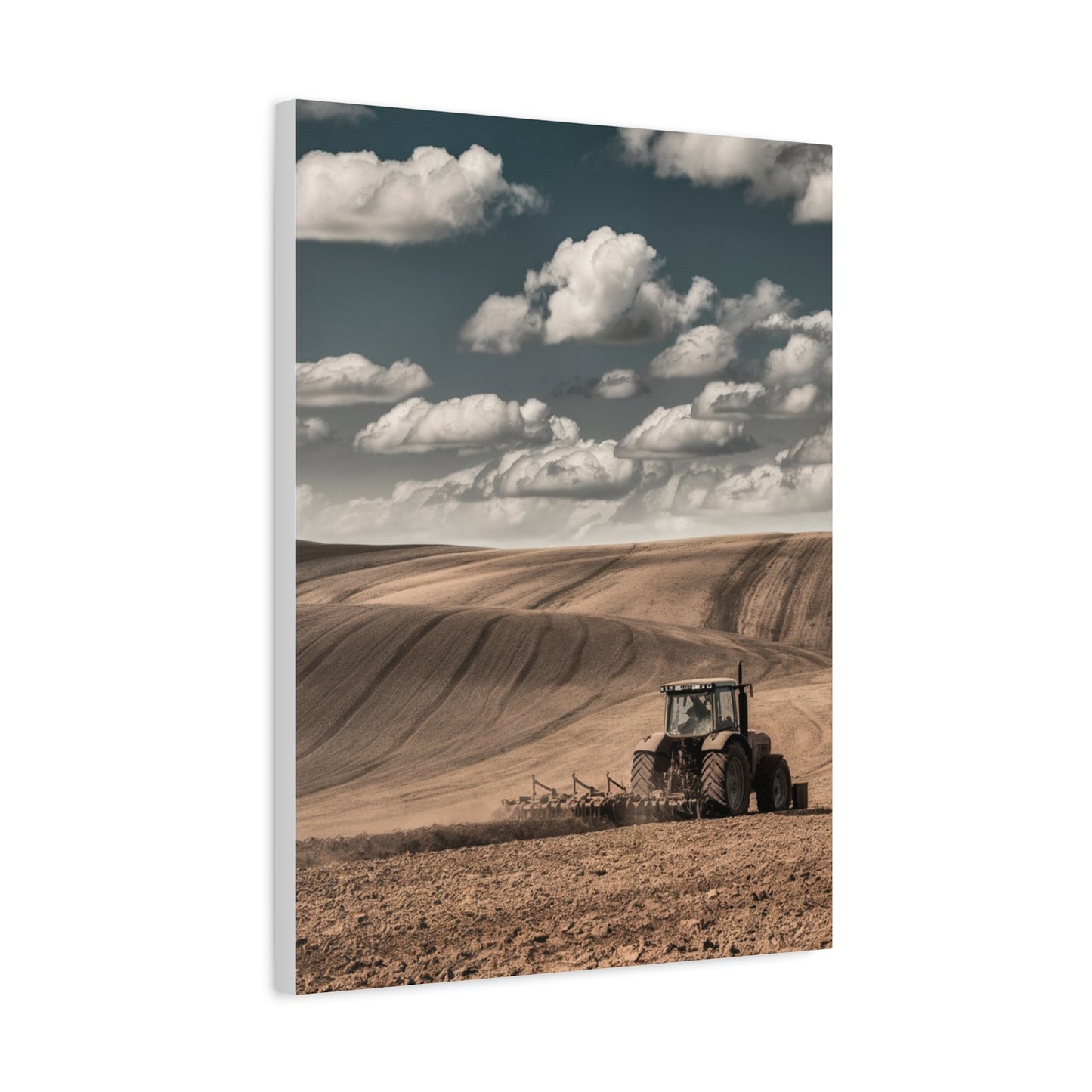 Rustic Farm Landscape Canvas Art