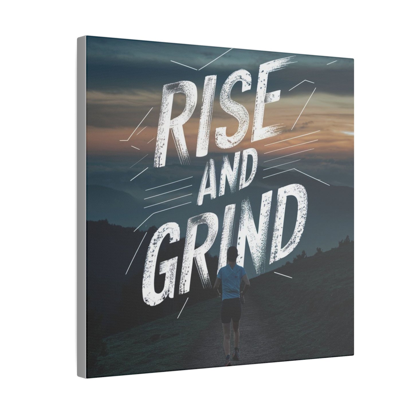 Rise and Grind Matte Canvas, Stretched, 0.75"