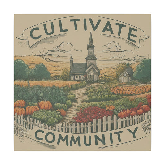 Cultivate Community Matte Canvas, Stretched, 0.75"