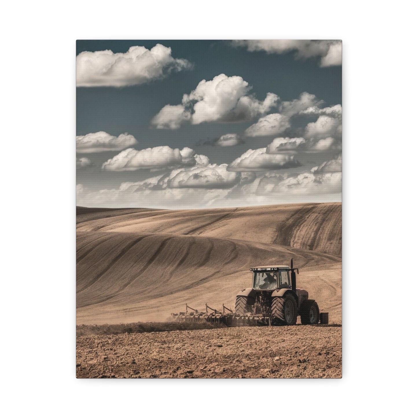 Rustic Farm Landscape Canvas Art