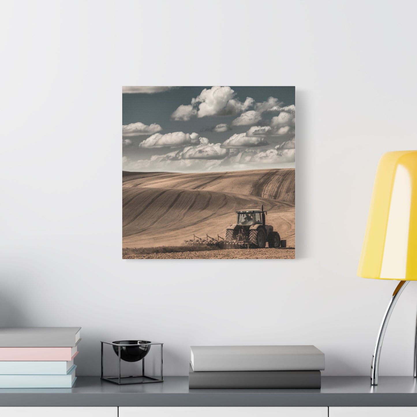 Rustic Farm Landscape Canvas Art