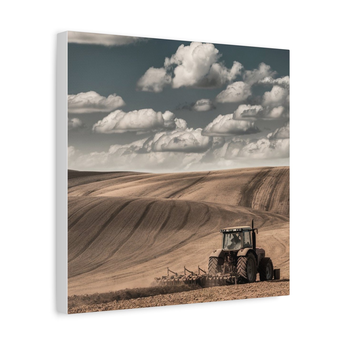 Rustic Farm Landscape Canvas Art