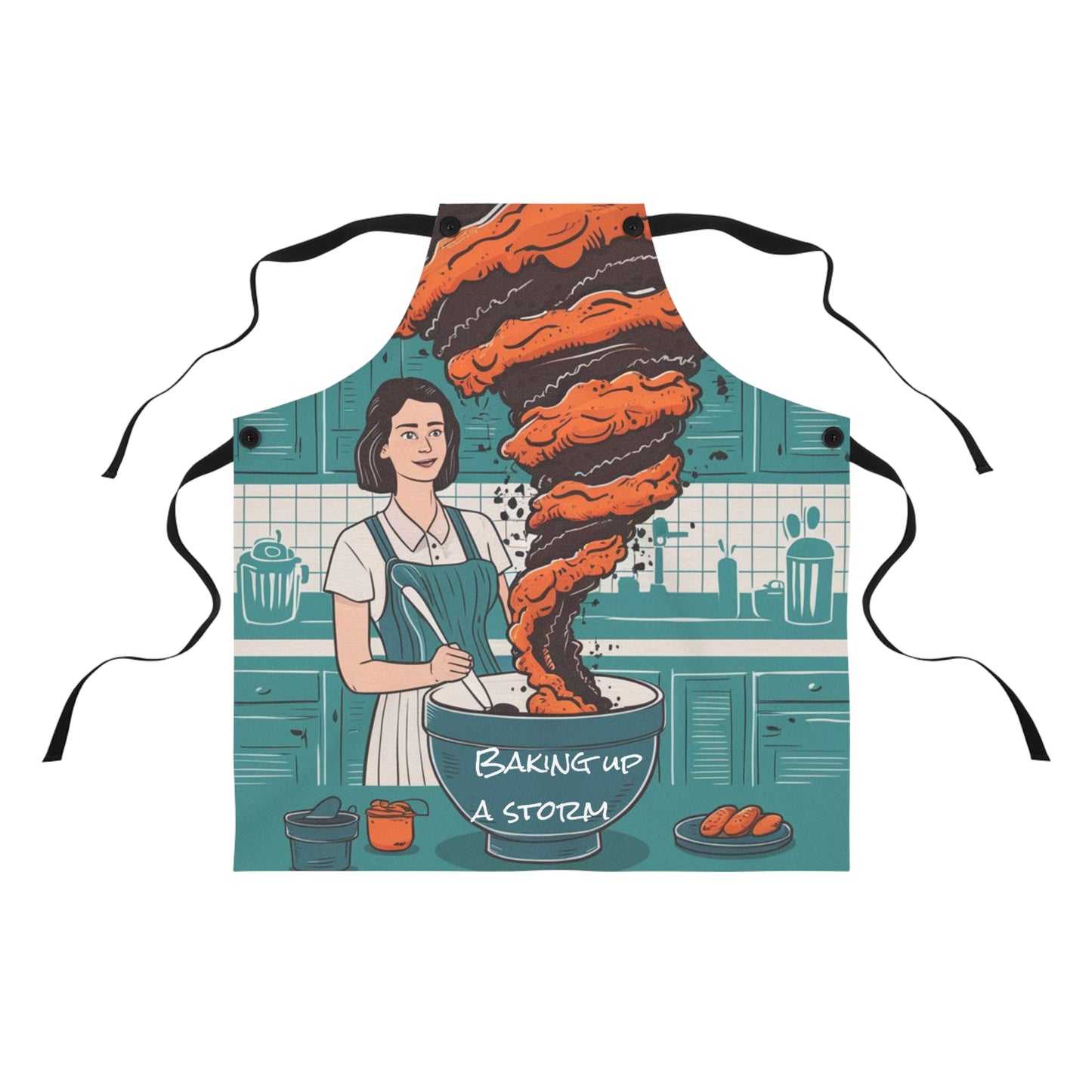 "Baking Up a Storm" Humorous Apron