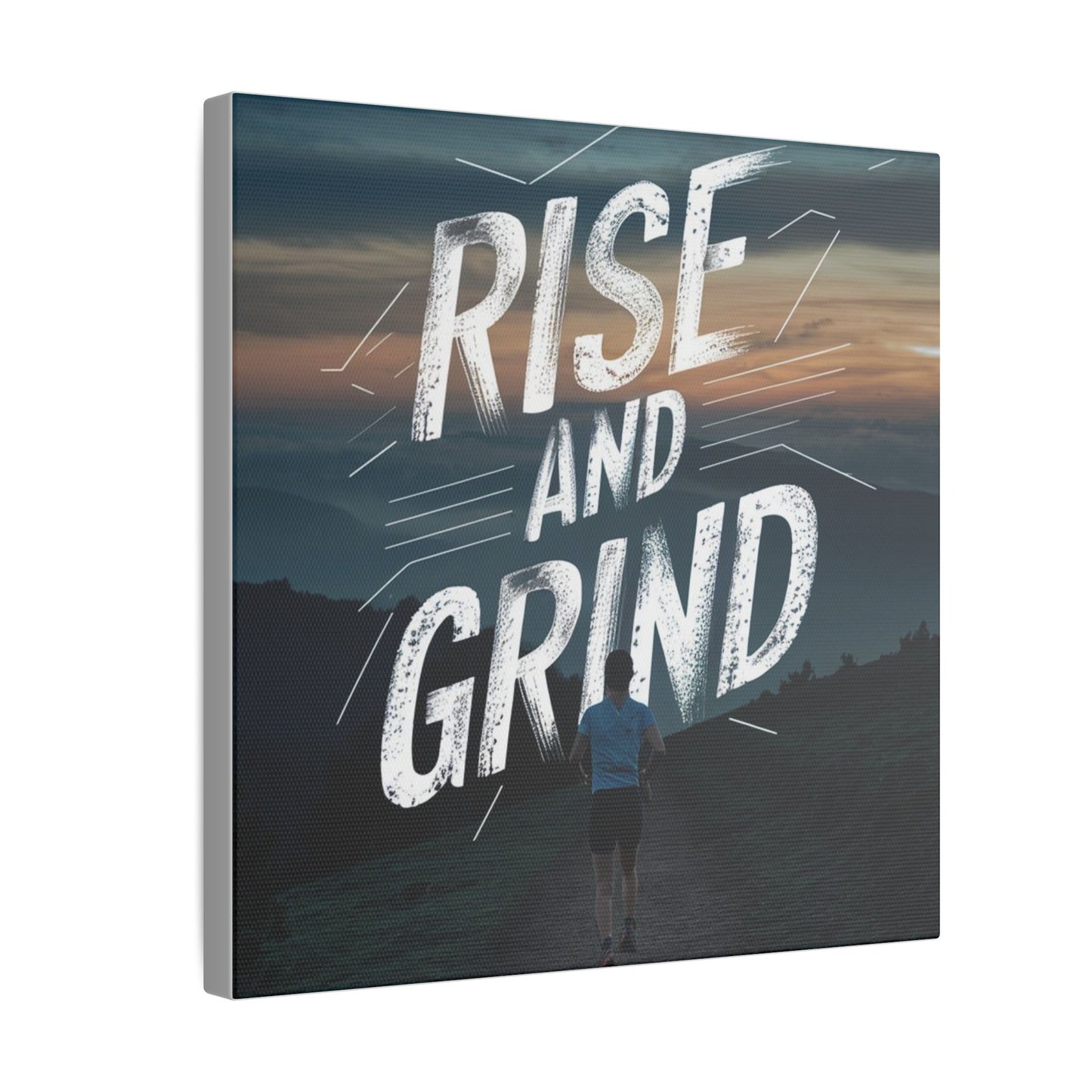 Rise and Grind Matte Canvas, Stretched, 0.75"