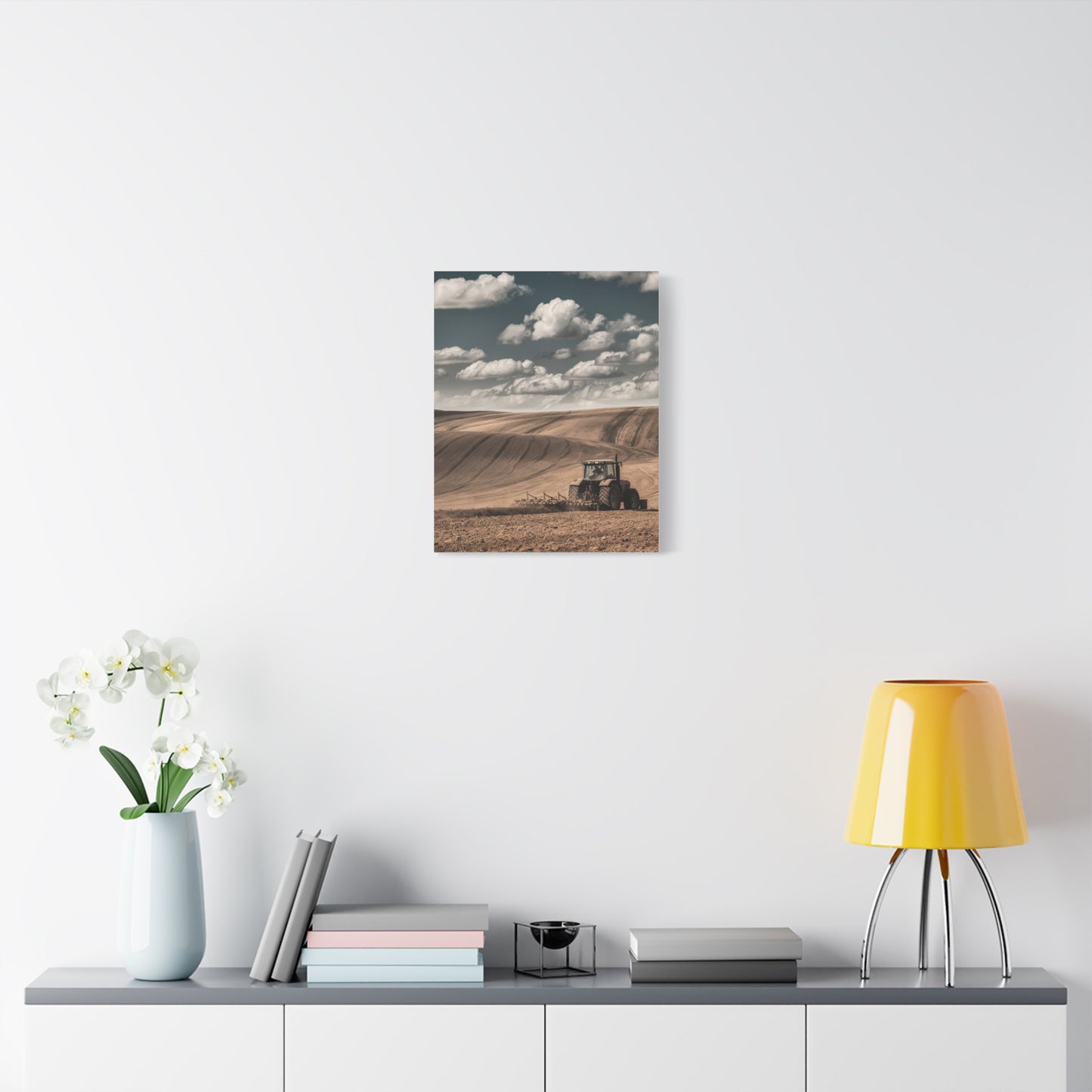 Rustic Farm Landscape Canvas Art