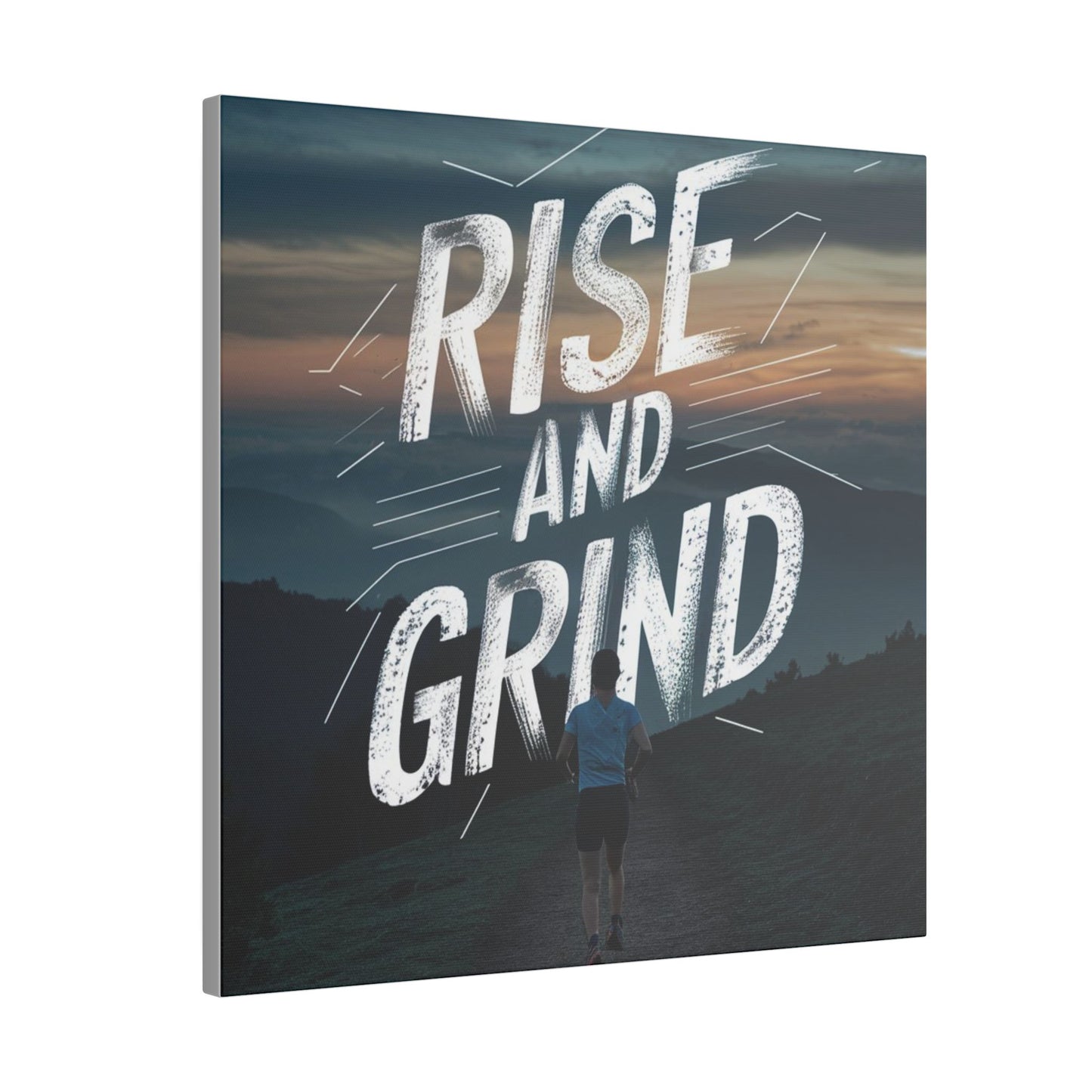 Rise and Grind Matte Canvas, Stretched, 0.75"