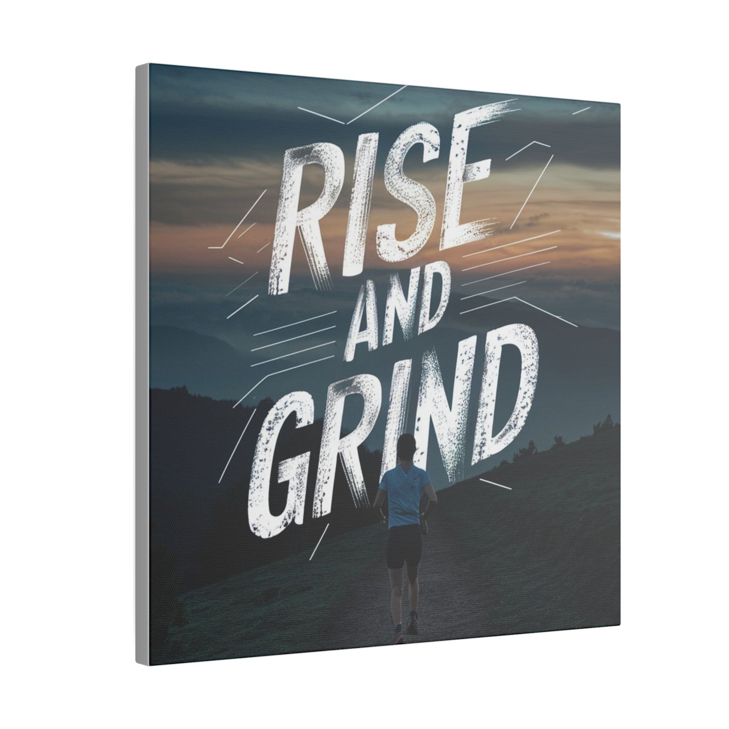 Rise and Grind Matte Canvas, Stretched, 0.75"