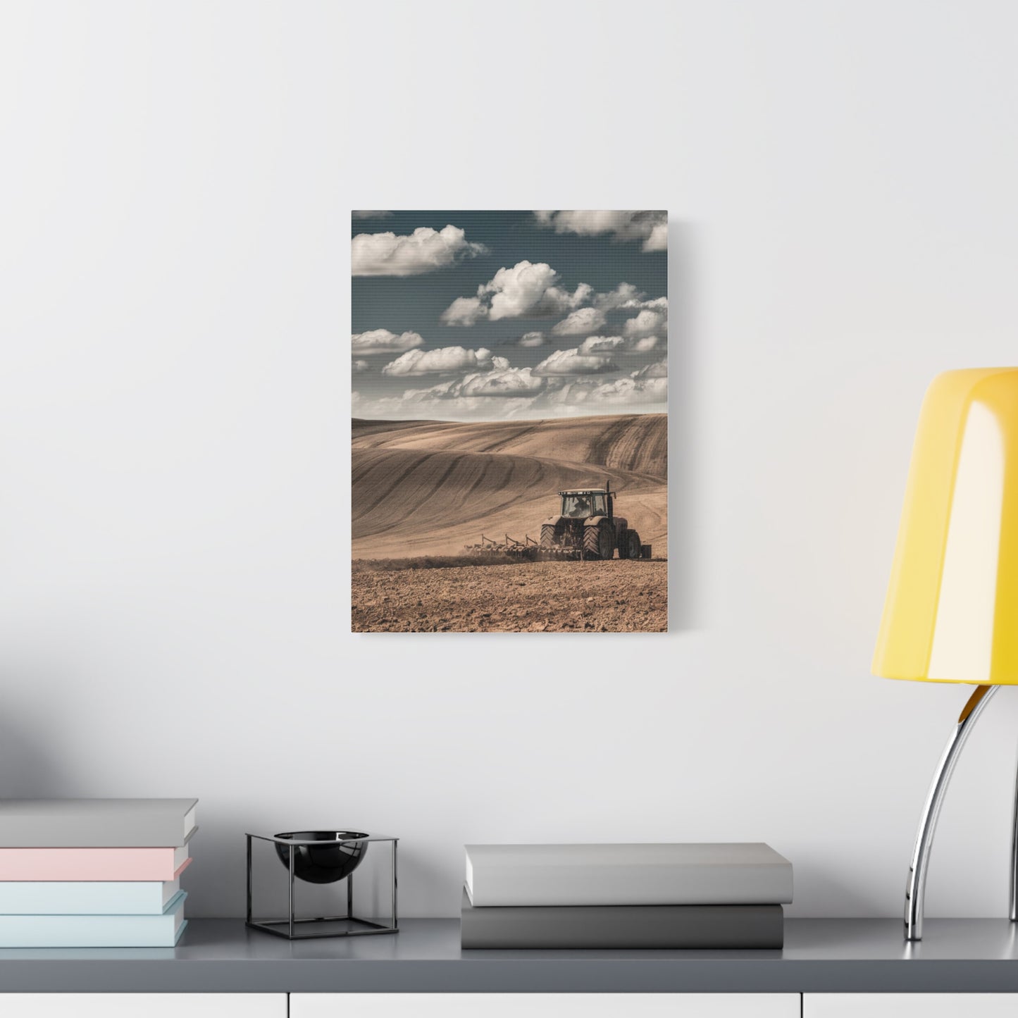 Rustic Farm Landscape Canvas Art