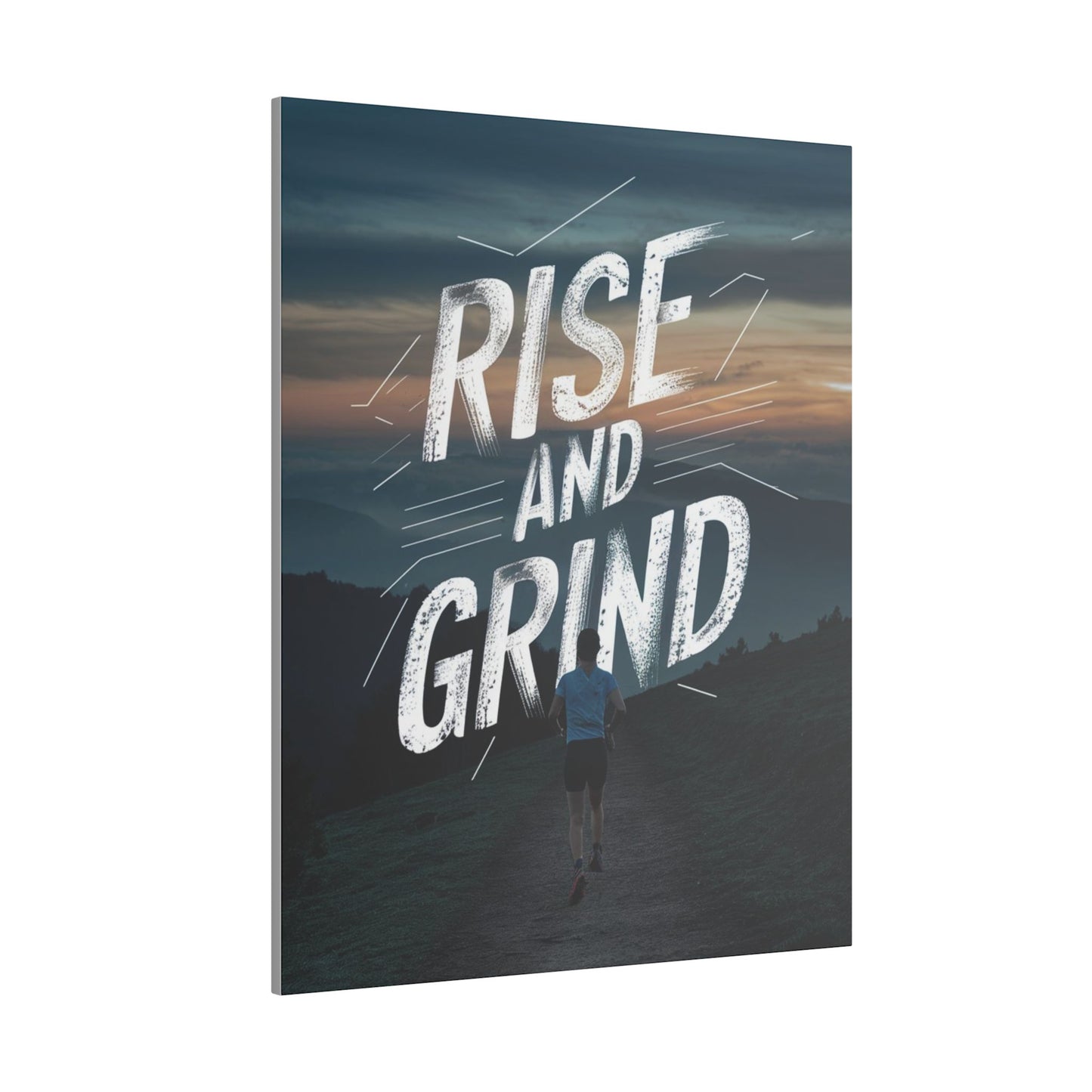 Rise and Grind Matte Canvas, Stretched, 0.75"
