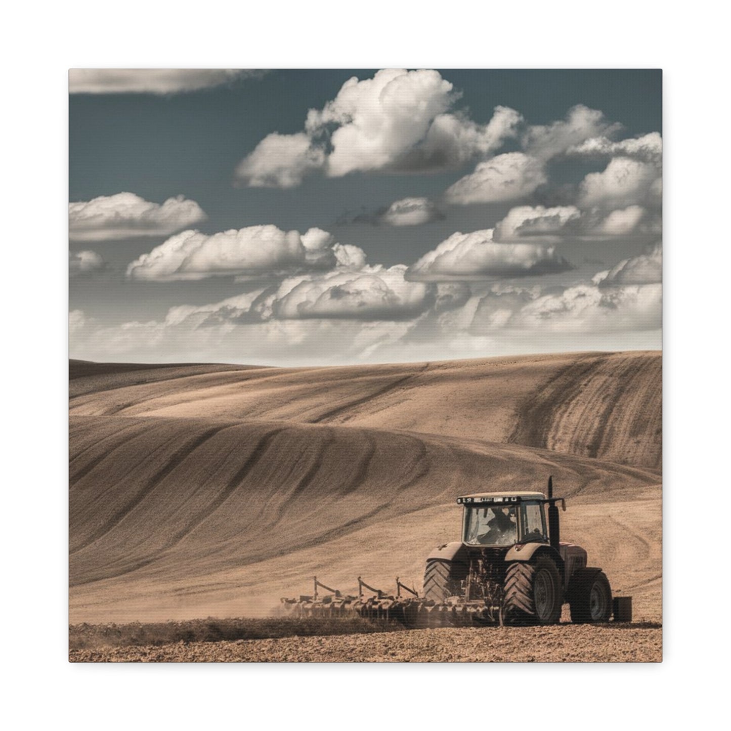 Rustic Farm Landscape Canvas Art