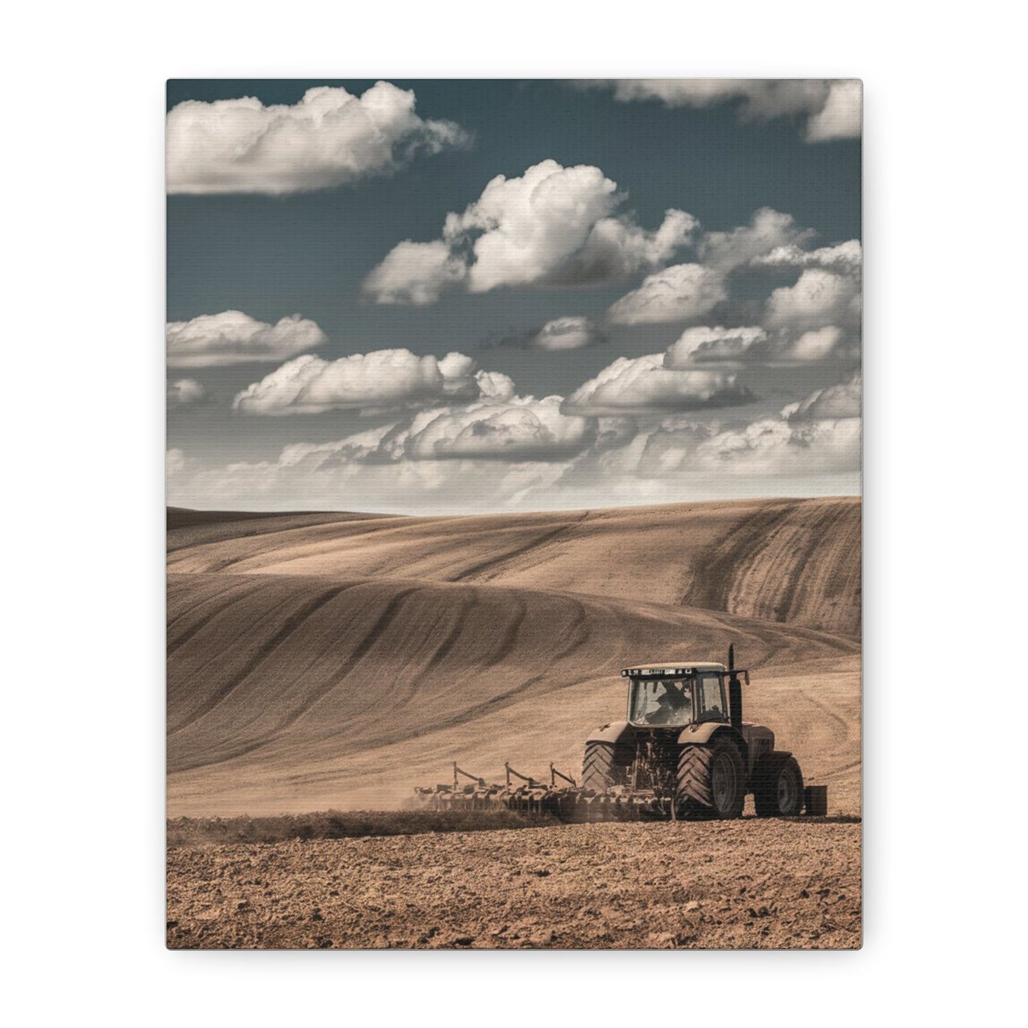 Rustic Farm Landscape Canvas Art