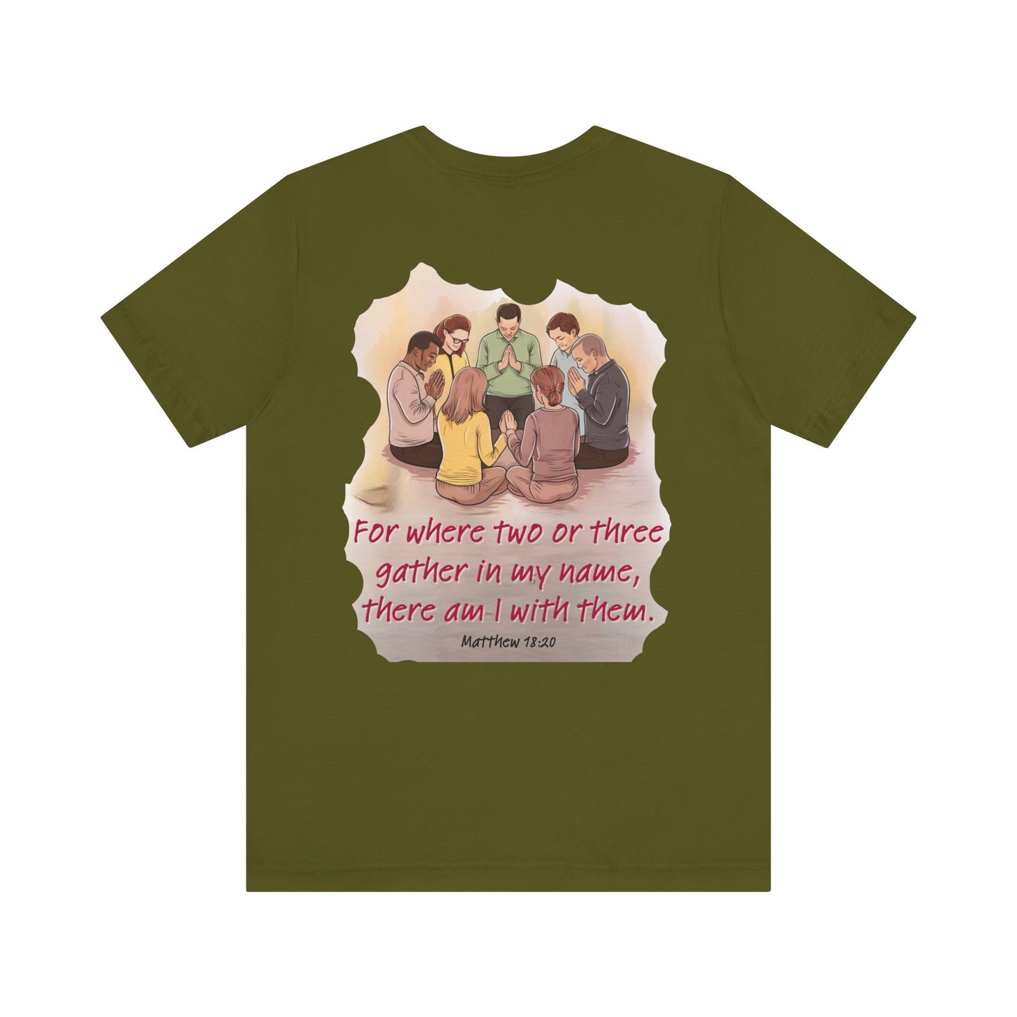Where you gather Unisex Jersey Short Sleeve Tee
