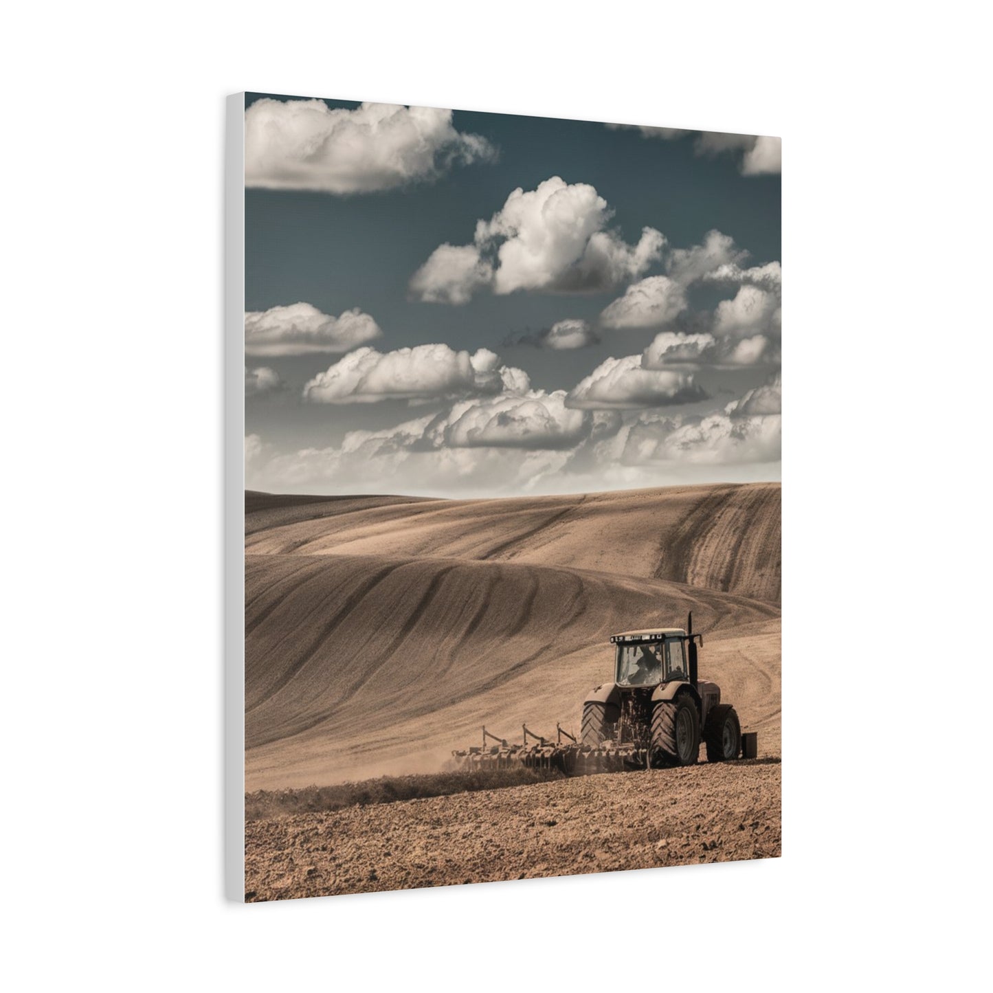 Rustic Farm Landscape Canvas Art