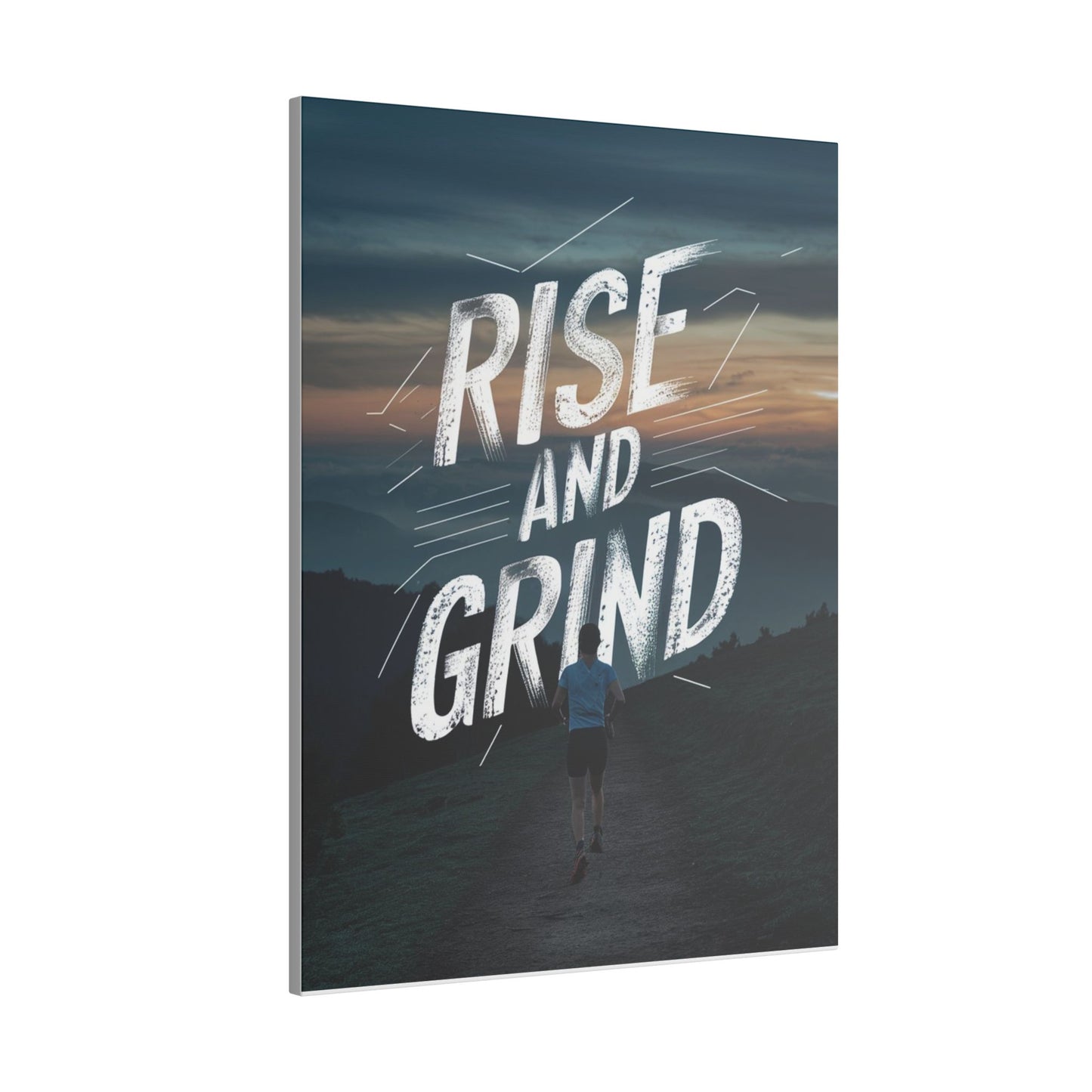 Rise and Grind Matte Canvas, Stretched, 0.75"