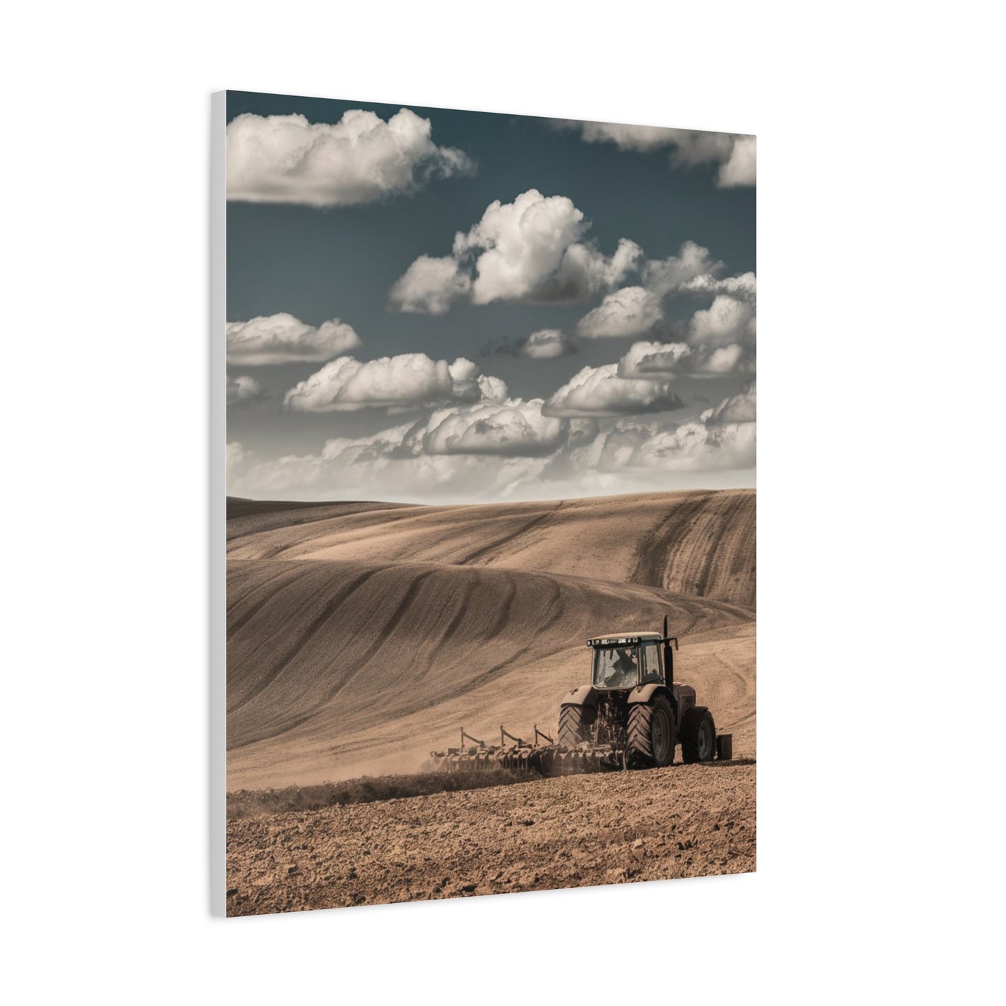 Rustic Farm Landscape Canvas Art