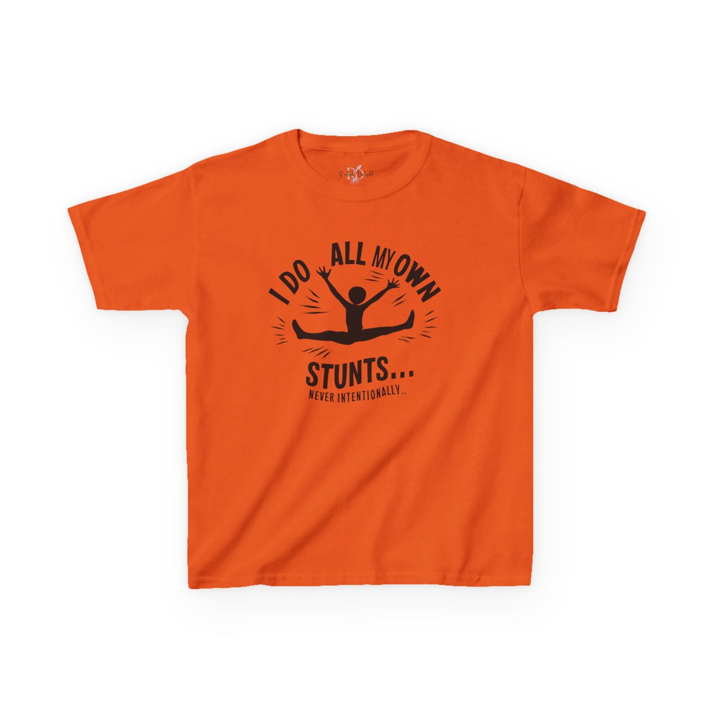 Kids Tee — "I Do All My Own Stunts... Occasionally" Funny Kid T-Shirt