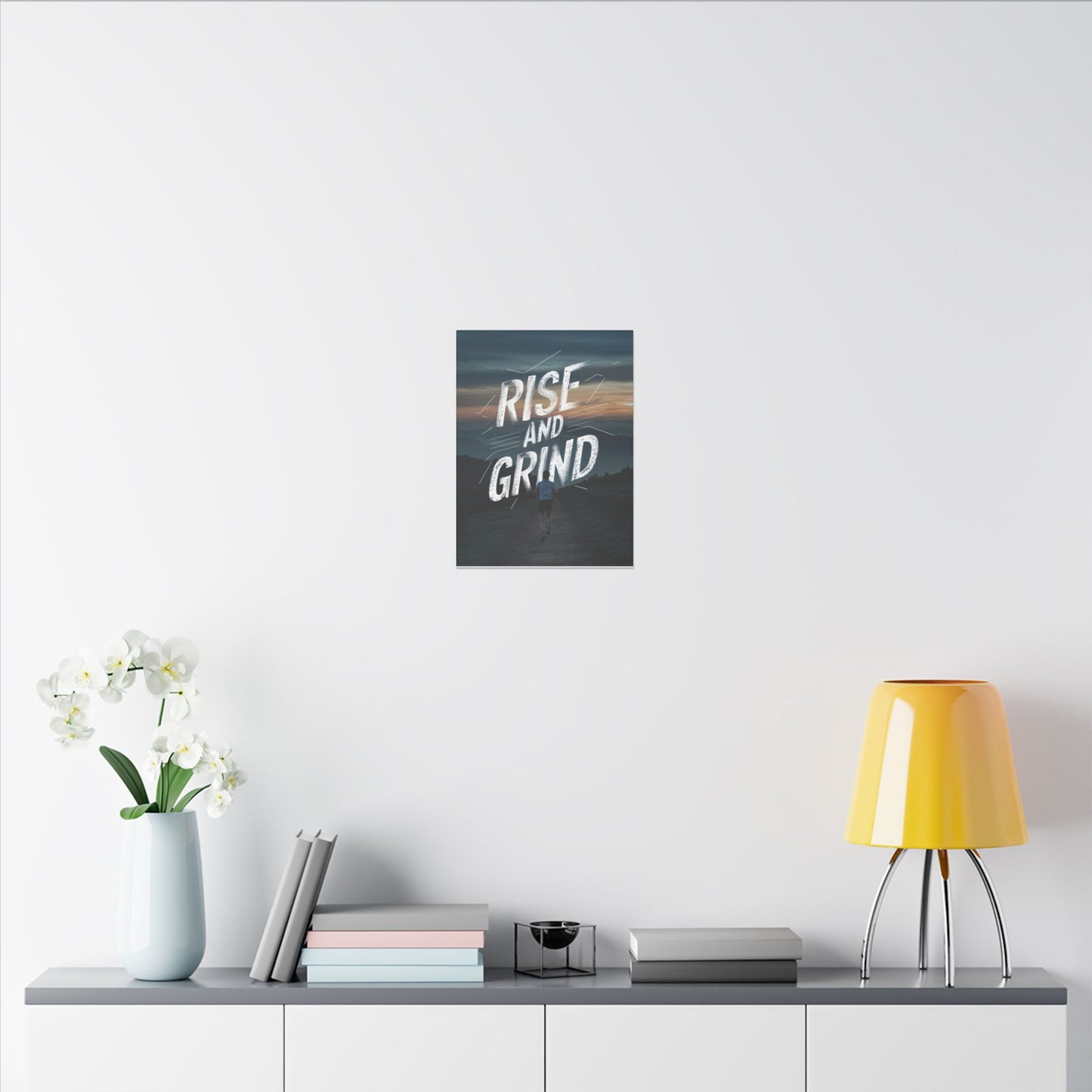 Rise and Grind Matte Canvas, Stretched, 0.75"