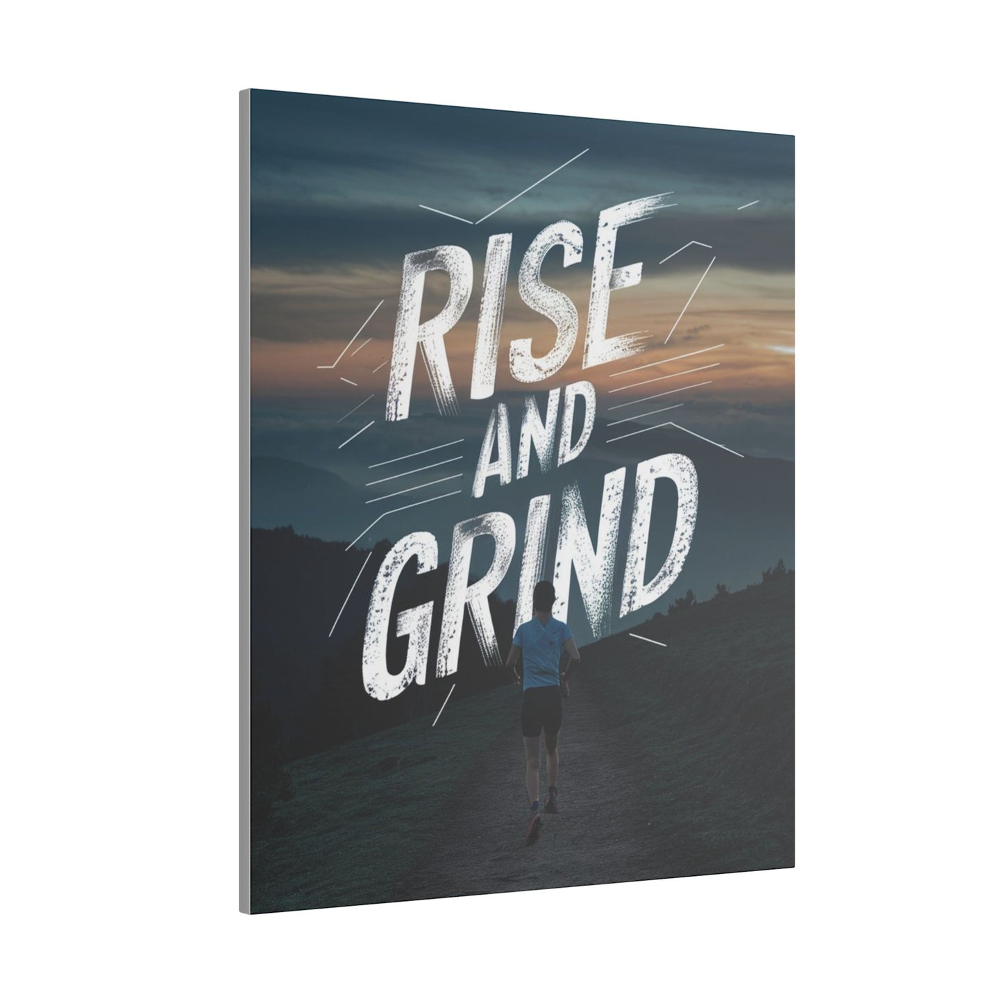 Rise and Grind Matte Canvas, Stretched, 0.75"