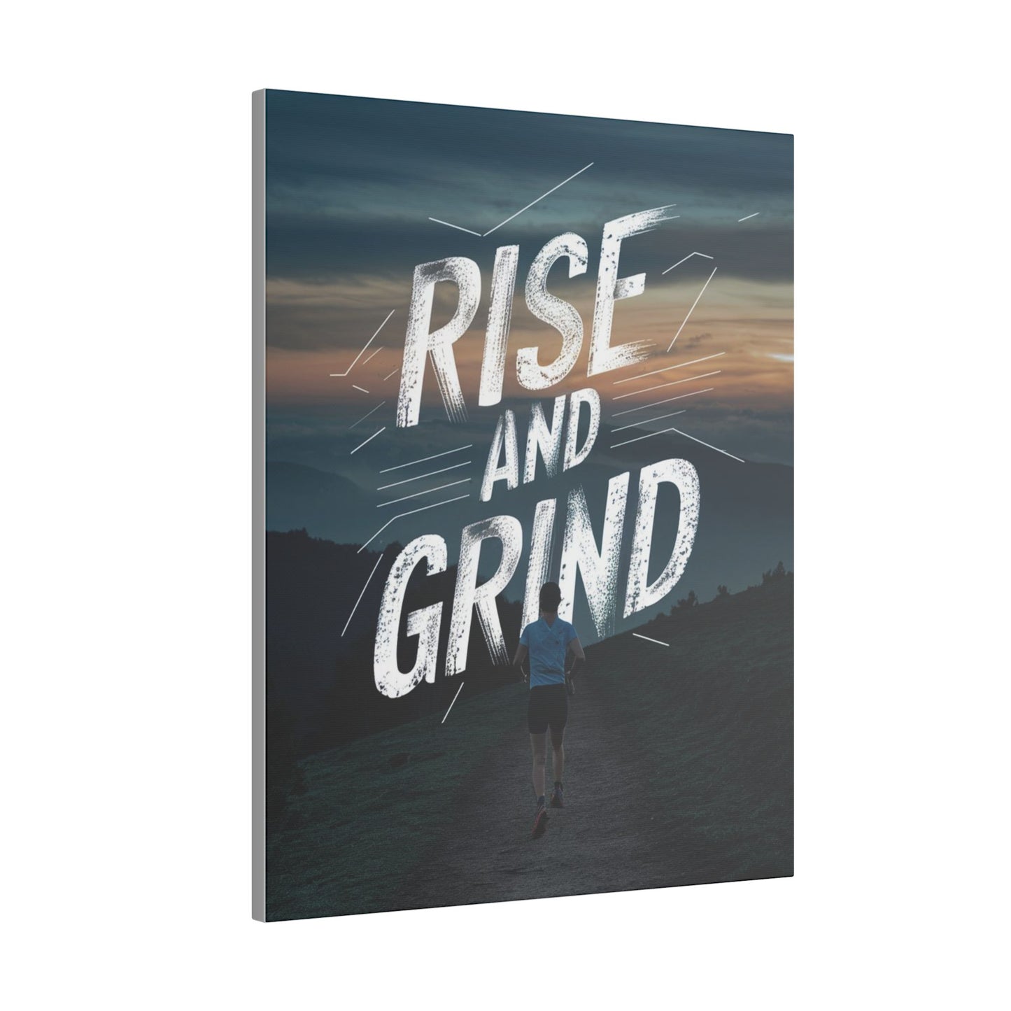 Rise and Grind Matte Canvas, Stretched, 0.75"