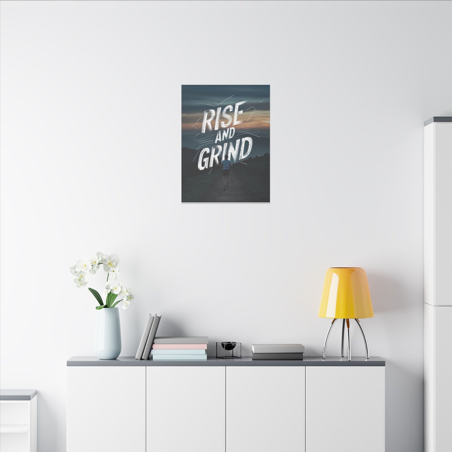 Rise and Grind Matte Canvas, Stretched, 0.75"