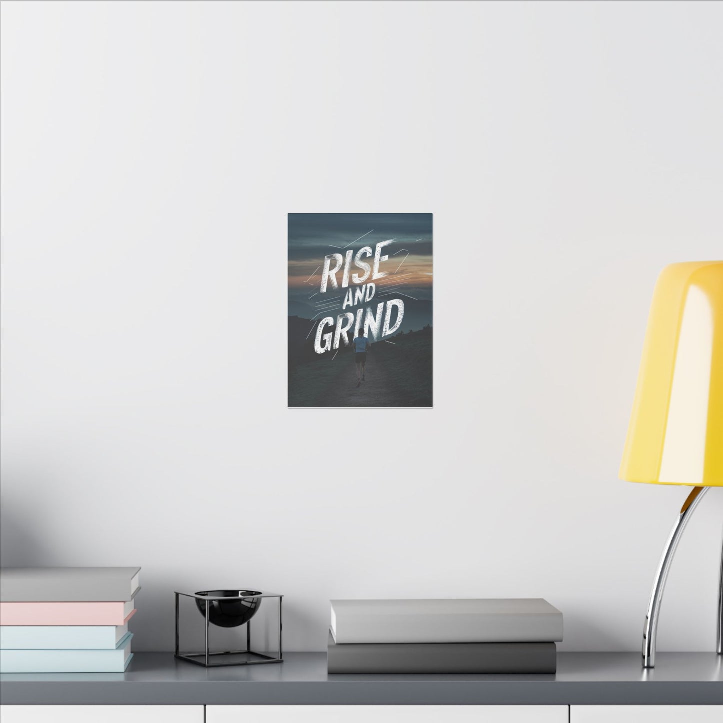 Rise and Grind Matte Canvas, Stretched, 0.75"