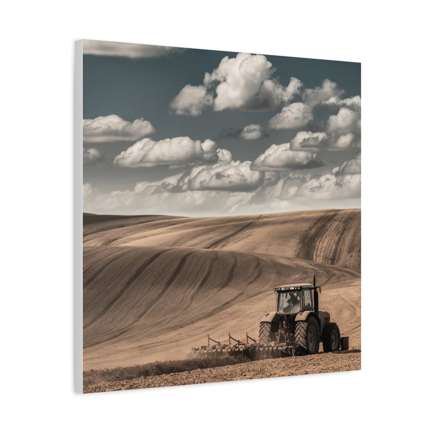 Rustic Farm Landscape Canvas Art