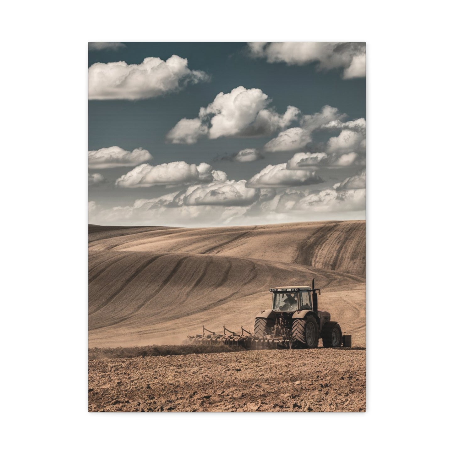 Rustic Farm Landscape Canvas Art