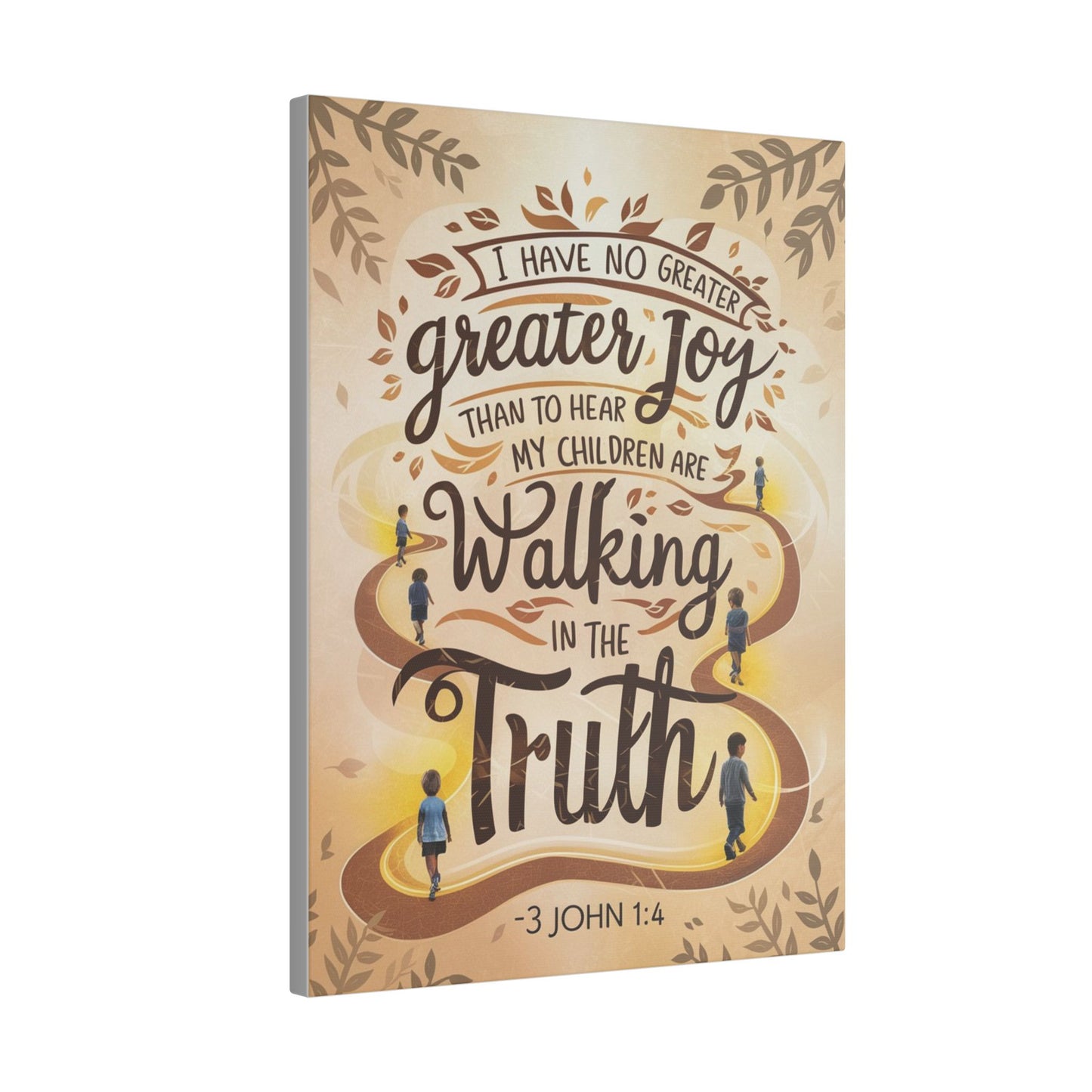 Walking in Truth Matte Canvas, Stretched, 0.75"