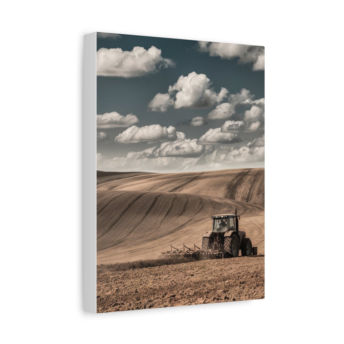 Rustic Farm Landscape Canvas Art
