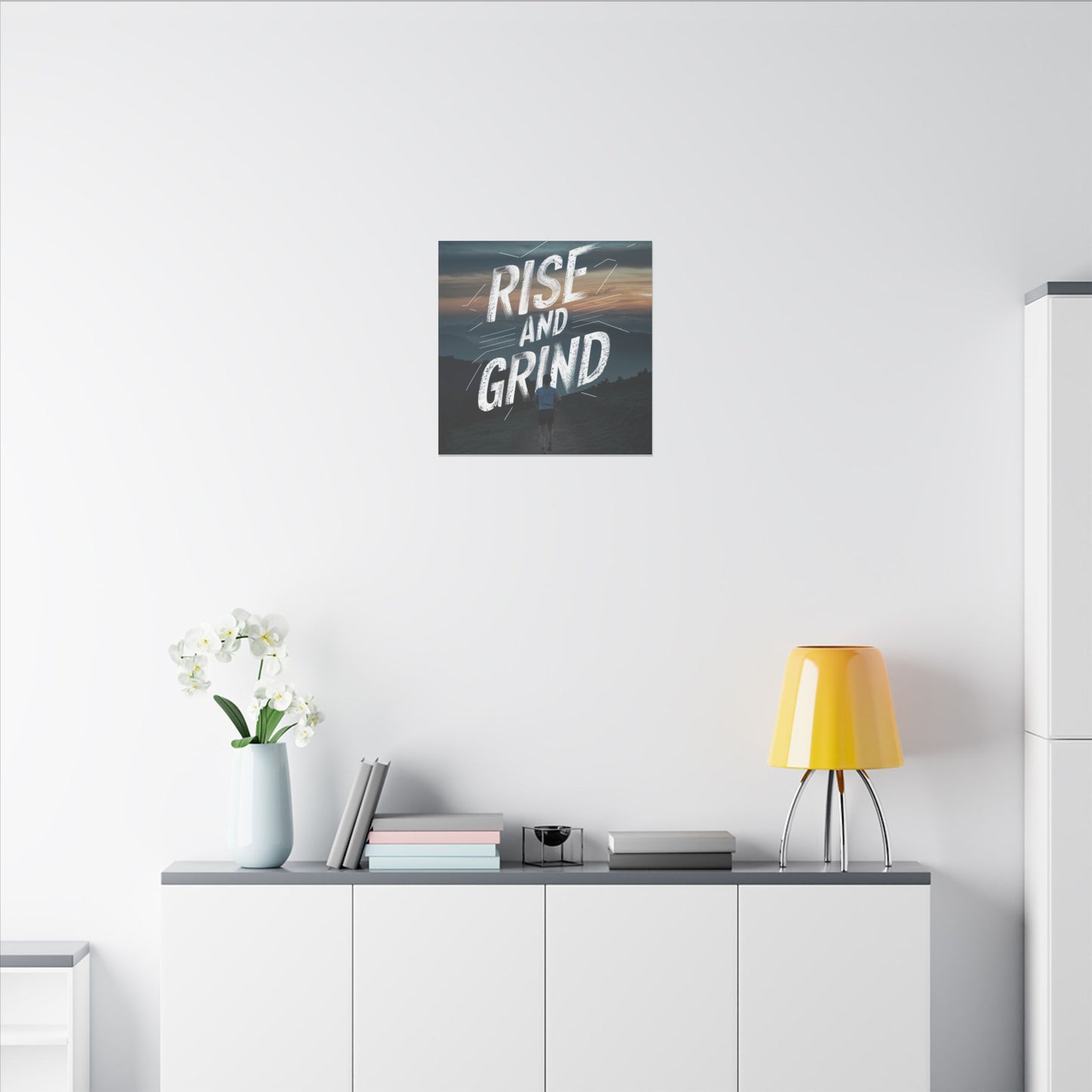 Rise and Grind Matte Canvas, Stretched, 0.75"