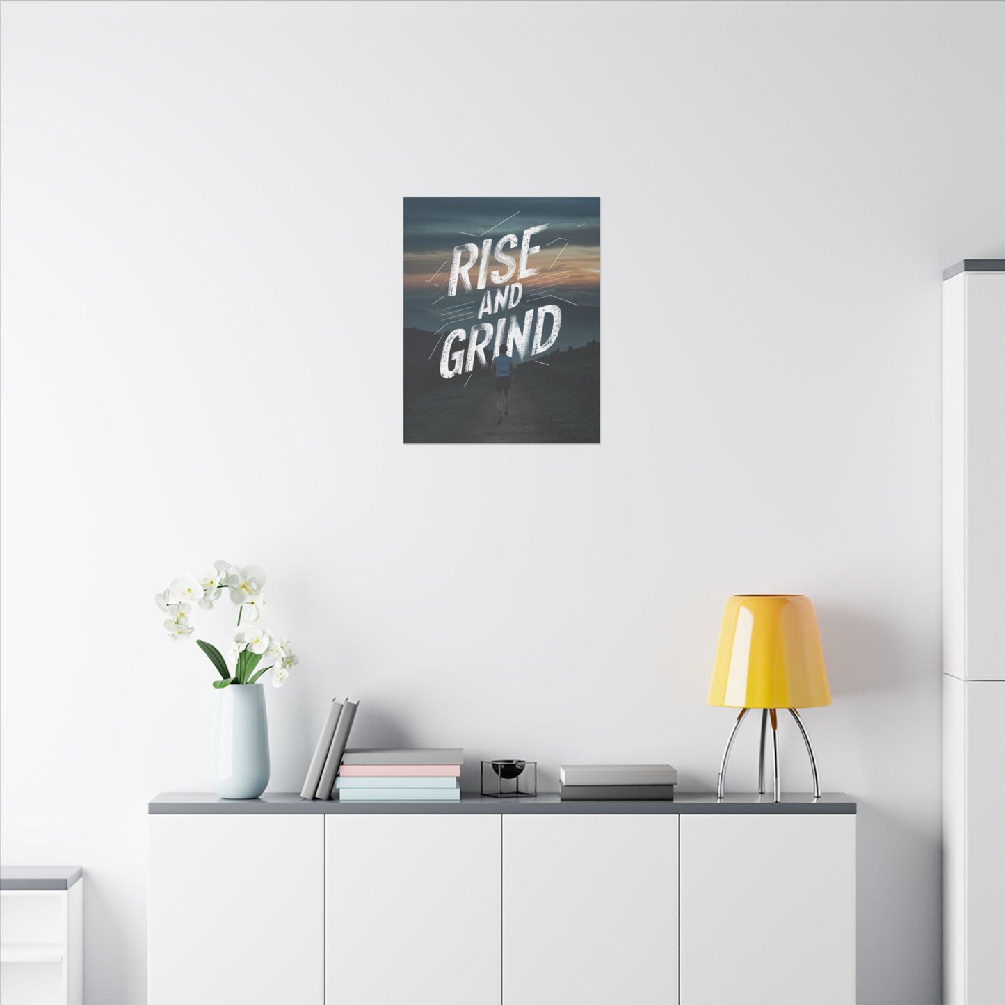 Rise and Grind Matte Canvas, Stretched, 0.75"