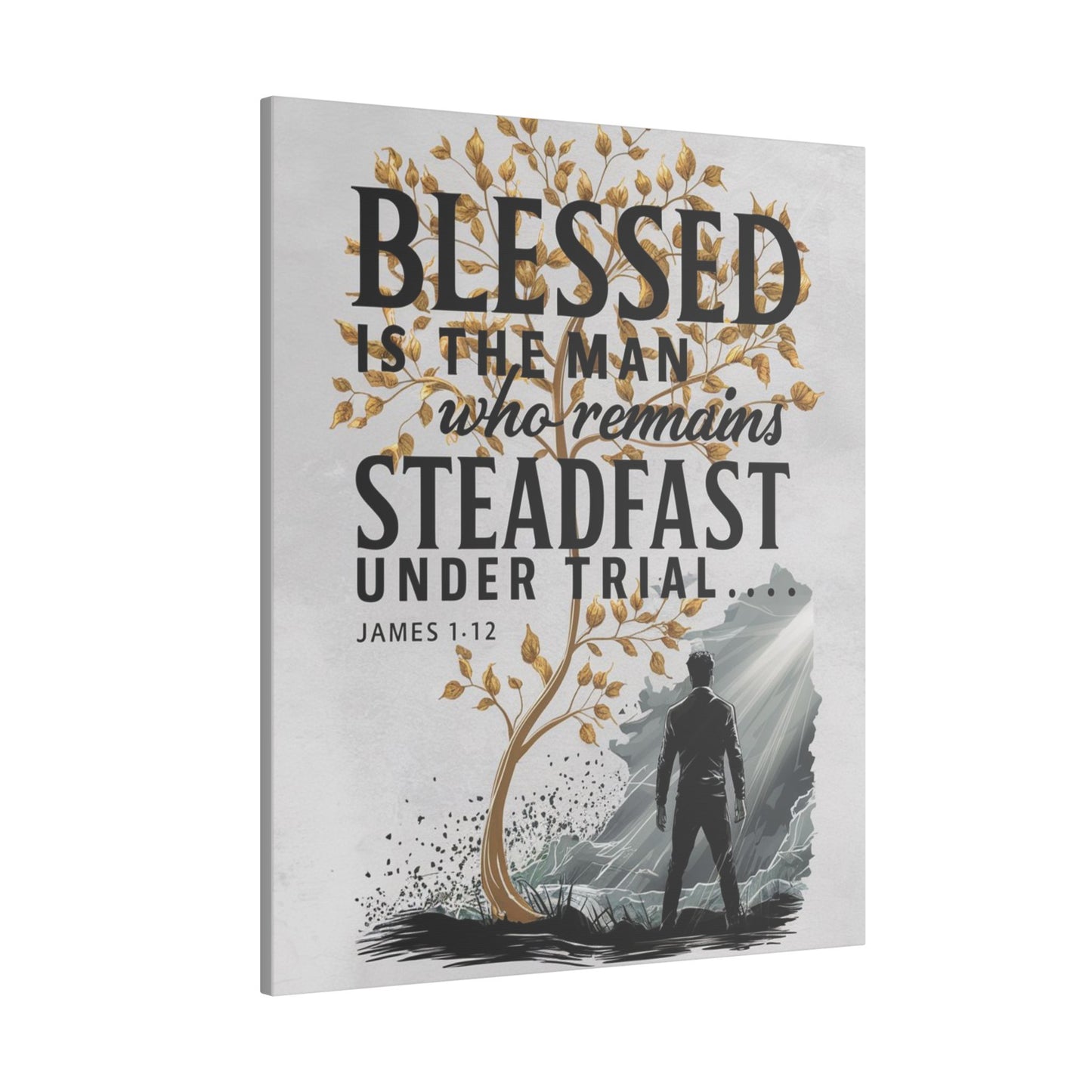 Steadfast Under Trial Matte Canvas, Stretched, 0.75"