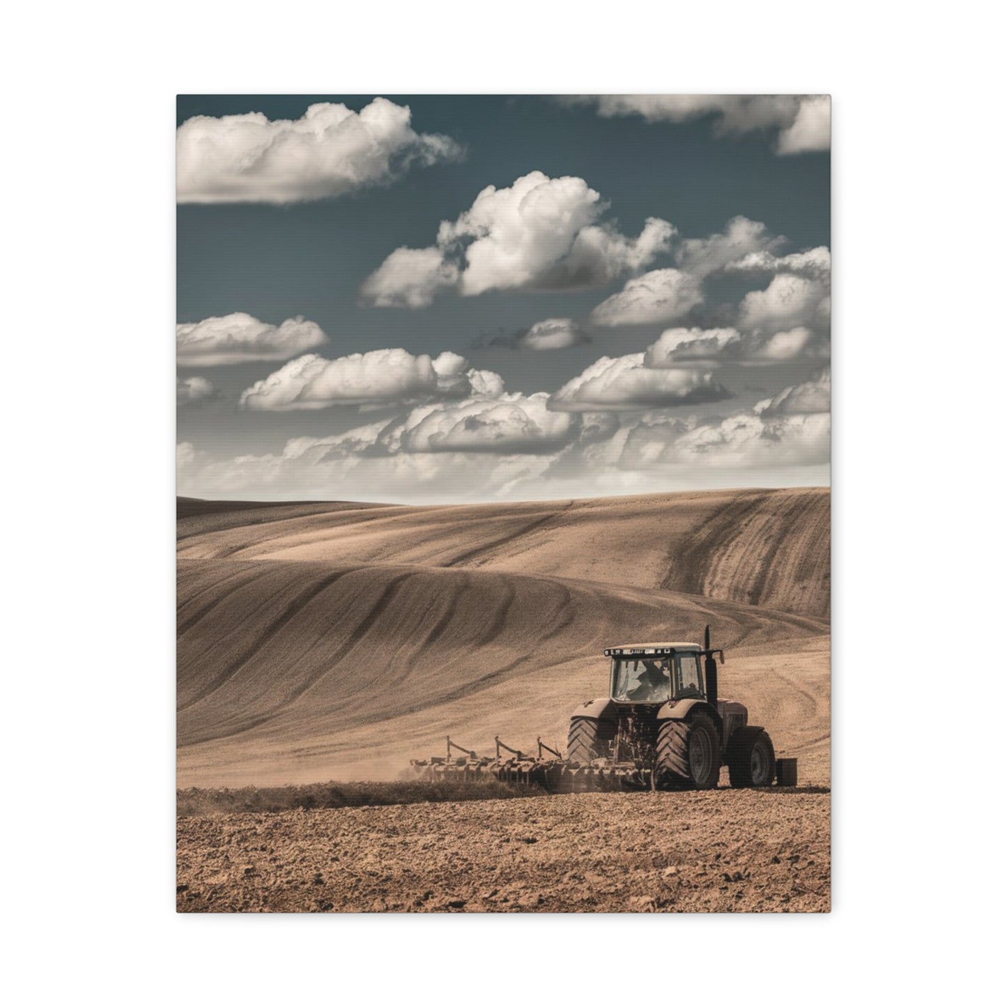 Rustic Farm Landscape Canvas Art