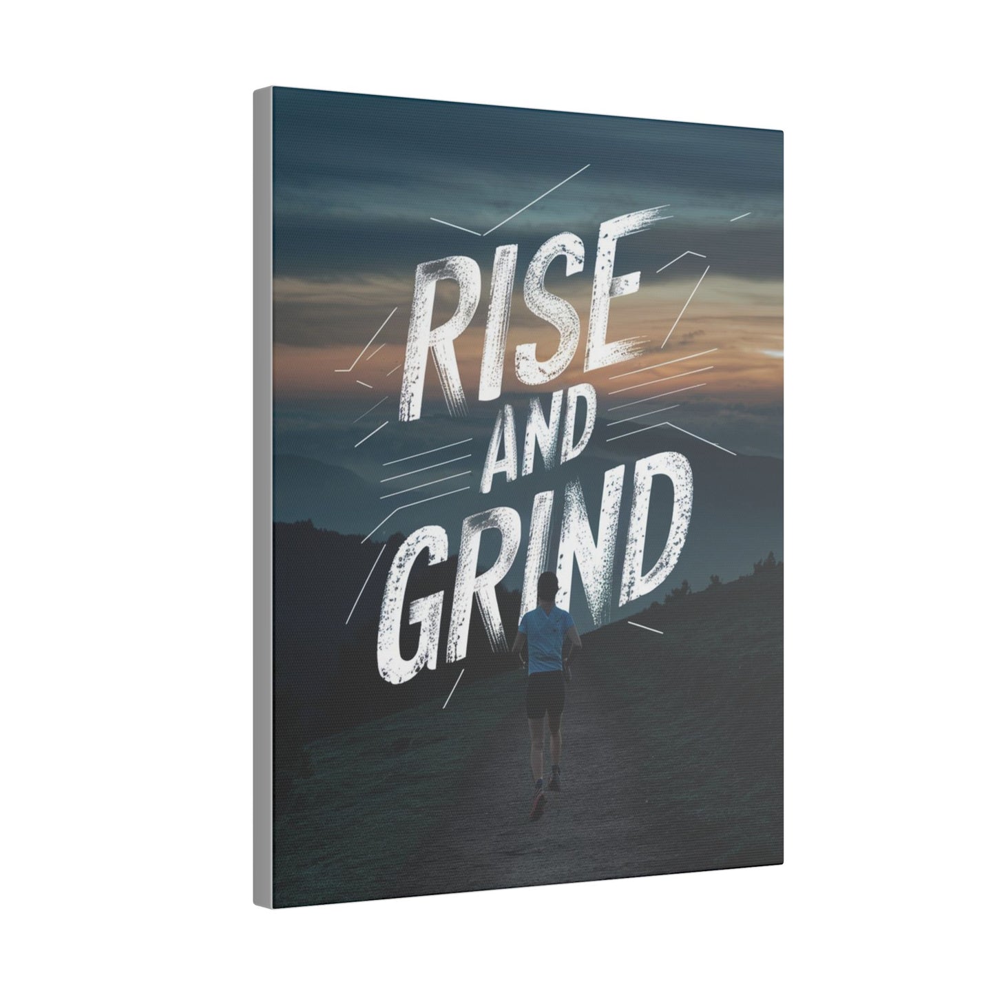 Rise and Grind Matte Canvas, Stretched, 0.75"