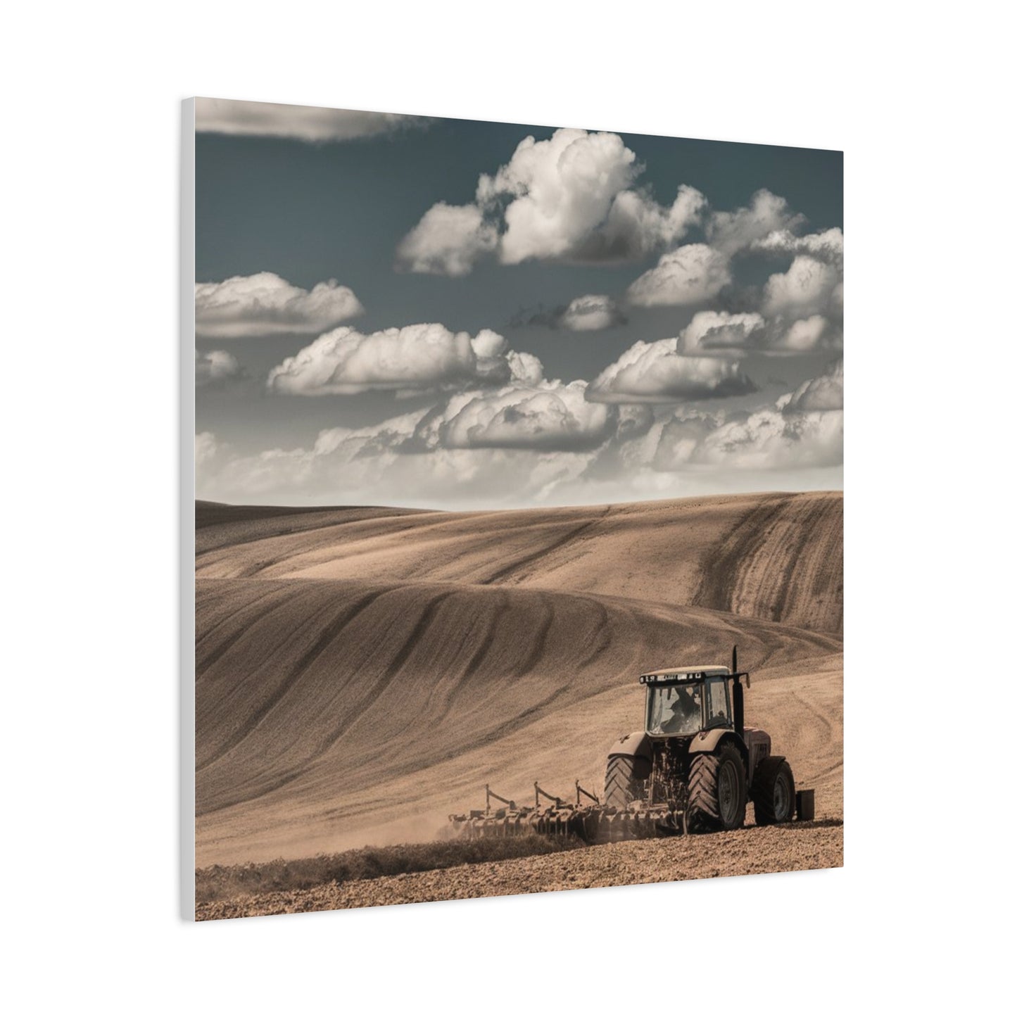 Rustic Farm Landscape Canvas Art