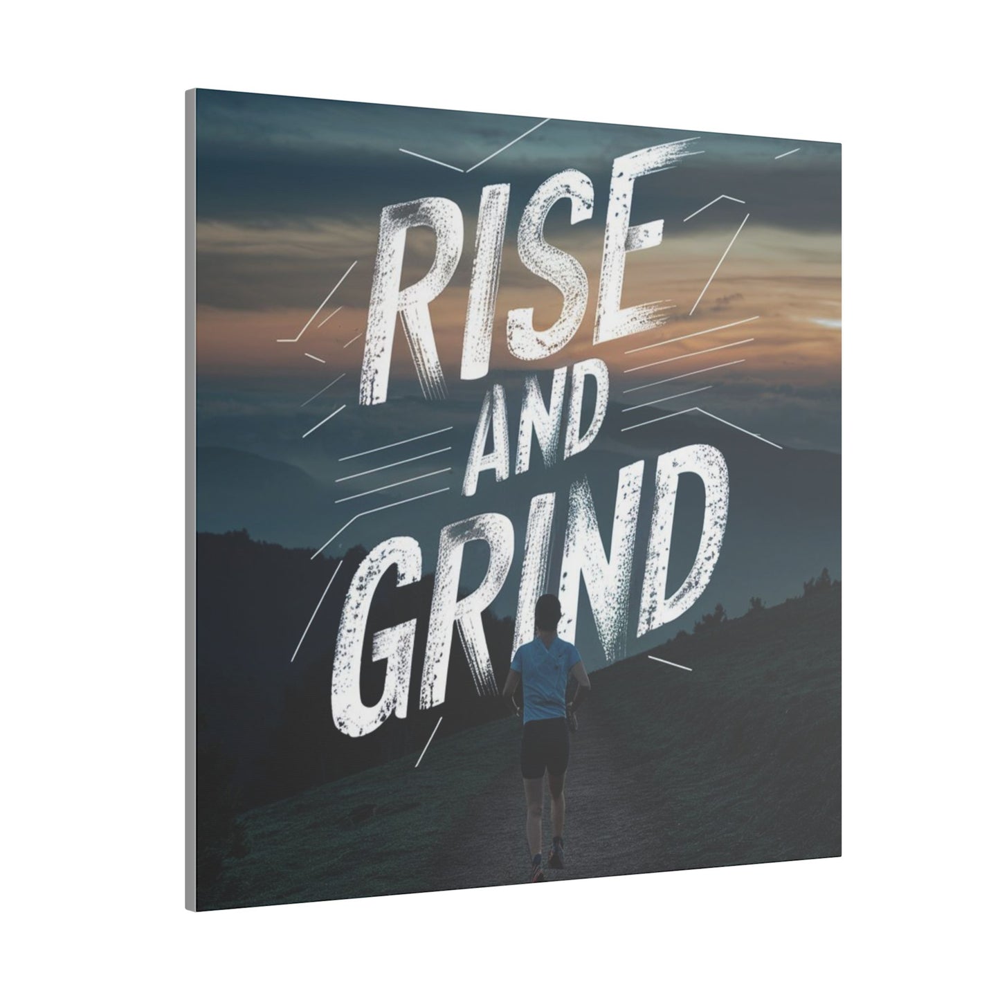 Rise and Grind Matte Canvas, Stretched, 0.75"