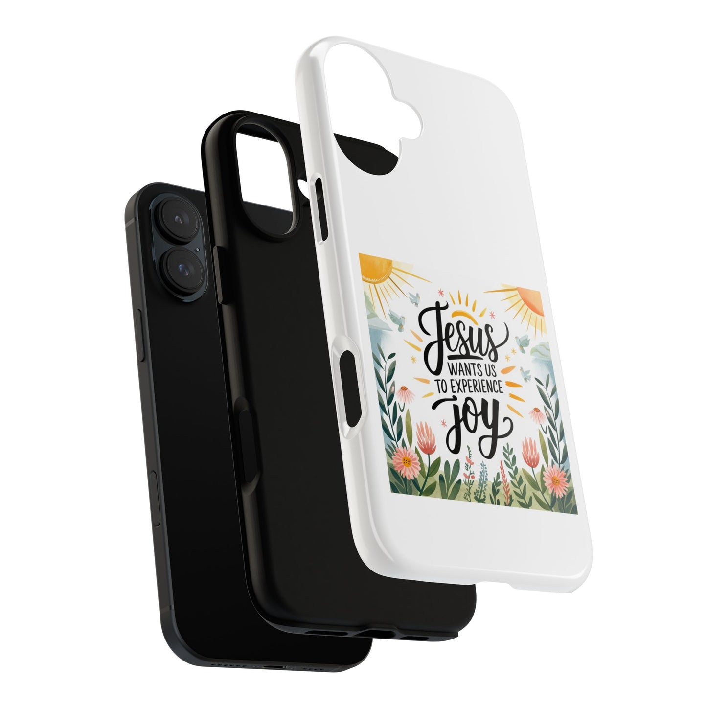 Joyful Phone Case - "Jesus Wants Us to Experience Joy" Design