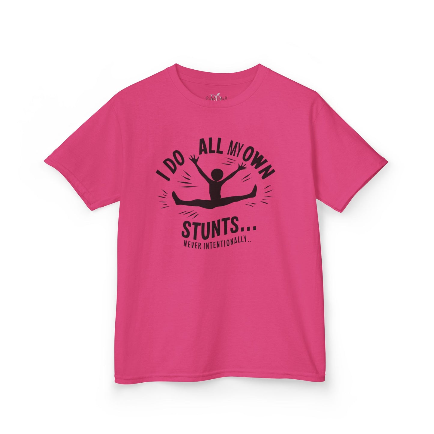 Kids Tee — "I Do All My Own Stunts... Occasionally" Funny Kid T-Shirt