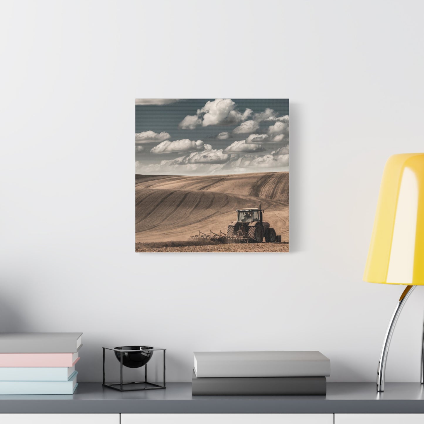 Rustic Farm Landscape Canvas Art