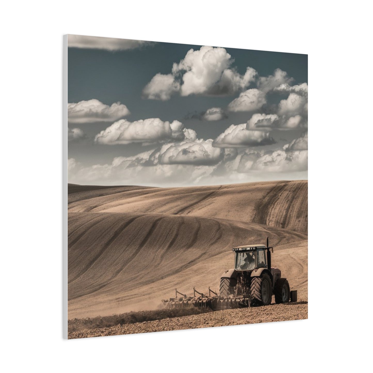 Rustic Farm Landscape Canvas Art