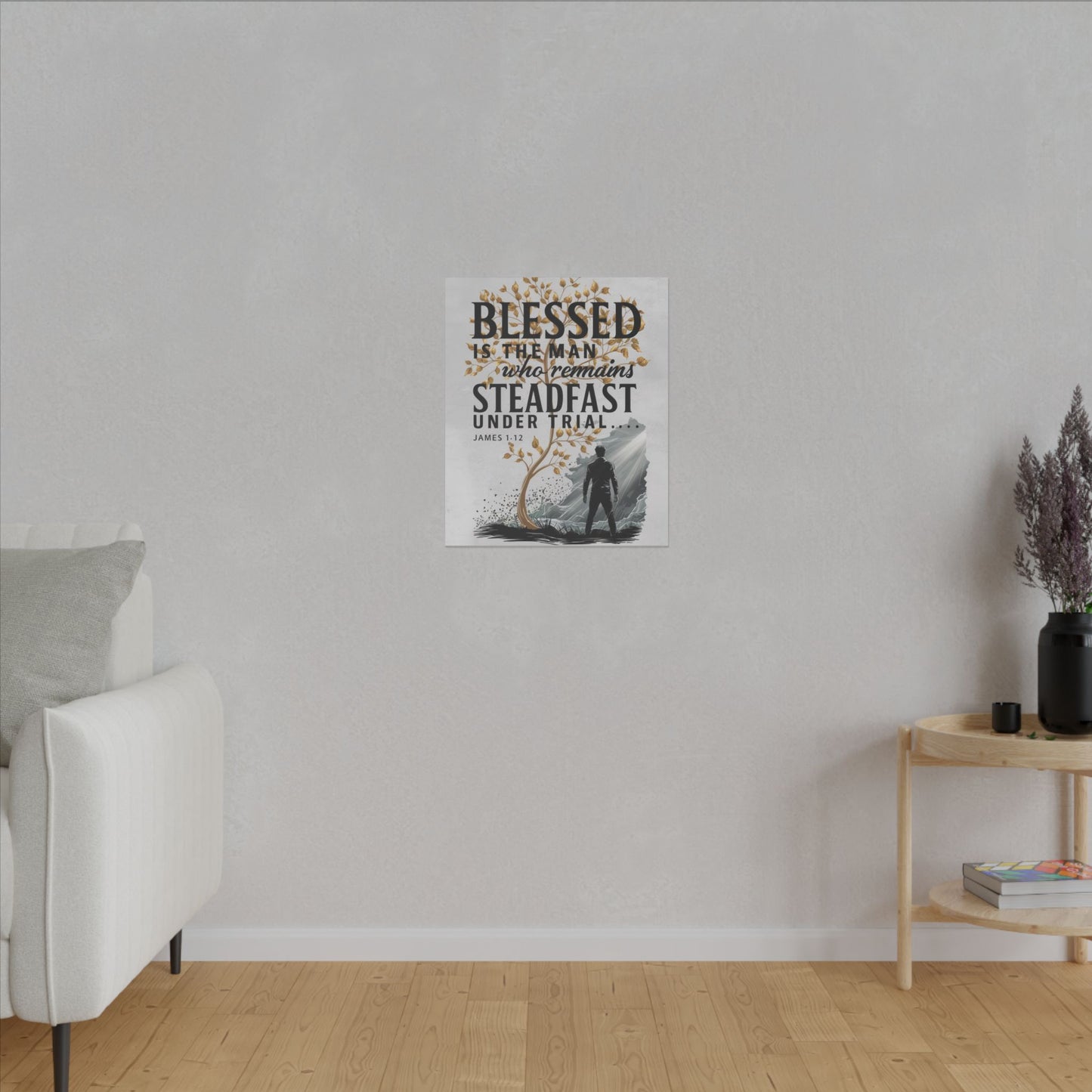 Steadfast Under Trial Matte Canvas, Stretched, 0.75"