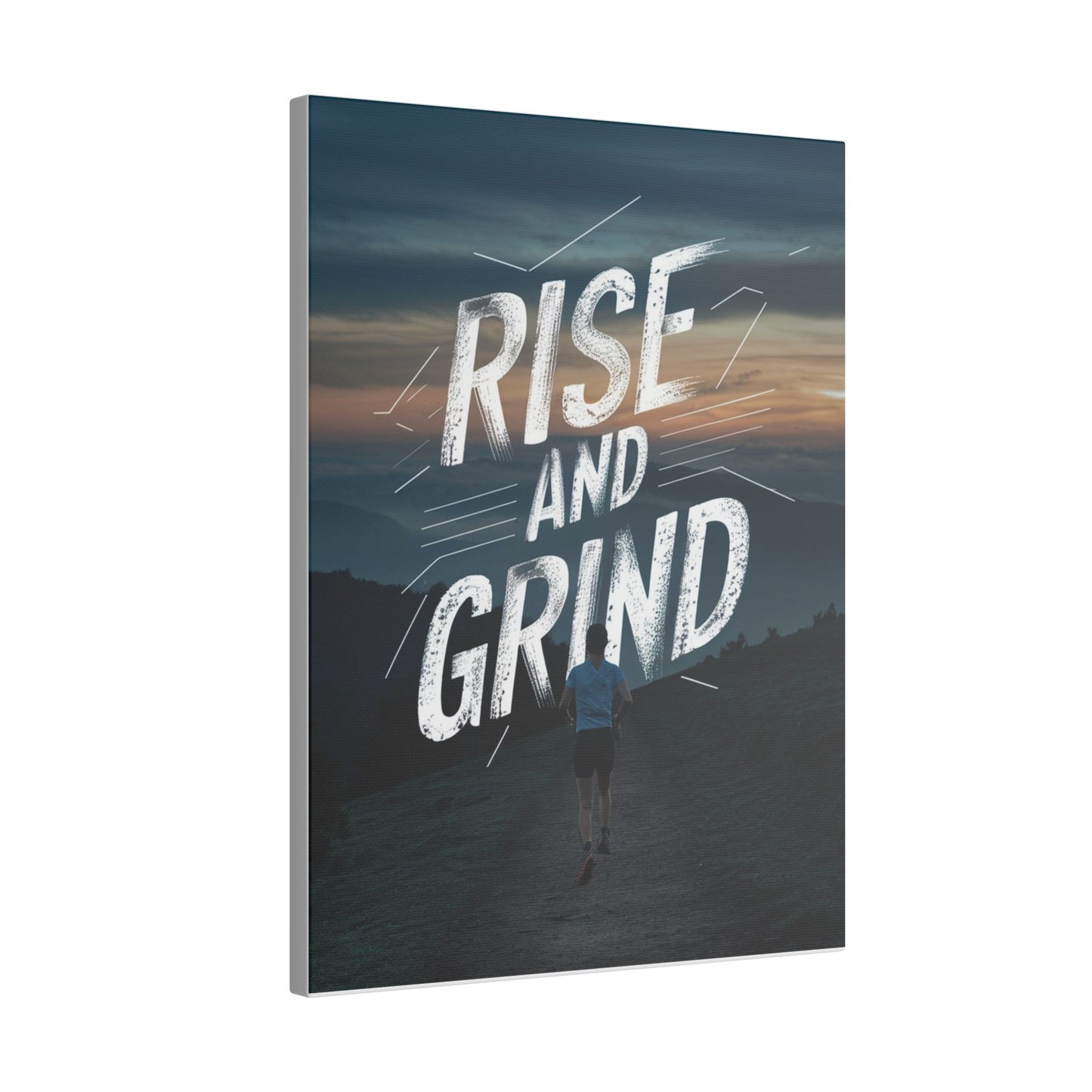 Rise and Grind Matte Canvas, Stretched, 0.75"